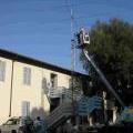 L'antenna è al suo posto