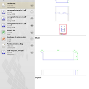 Filr preview di un file Autocad